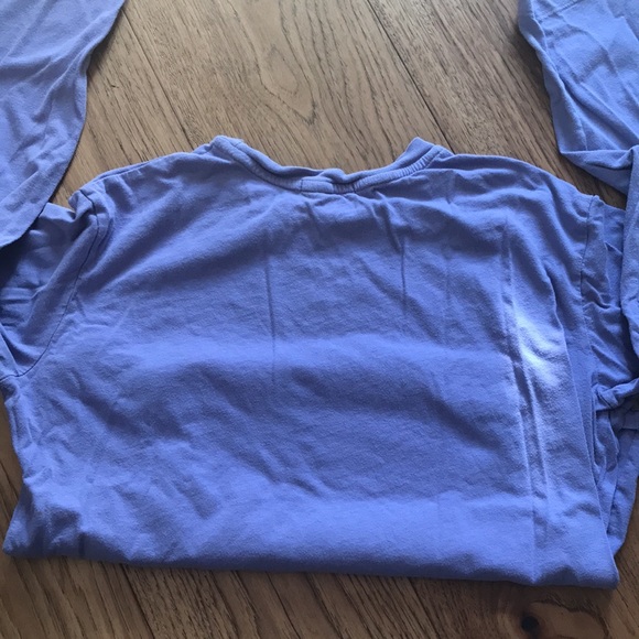 🇺🇸 RICHER POORER | 100% Cotton Long Sleeve Box Cut T-Shirt Purple XS - Picture 7 of 8